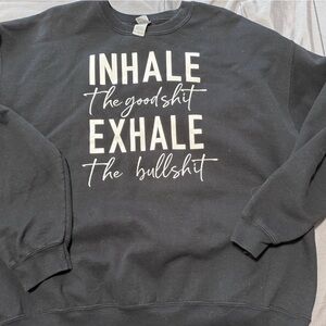 Black Graphic Sweatshirt
